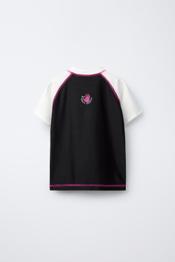 ZARA X BODY GLOVE ® ПЛЯЖНАЯ ФУТБОЛКА, ЧЕРНЫЙ/БЕЛЫЙ