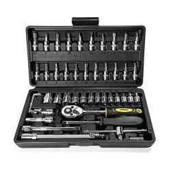 Набор инструментов 46пр. 1/4''(6гр.) (4-14мм) WMC TOOLS WMC-2462-5