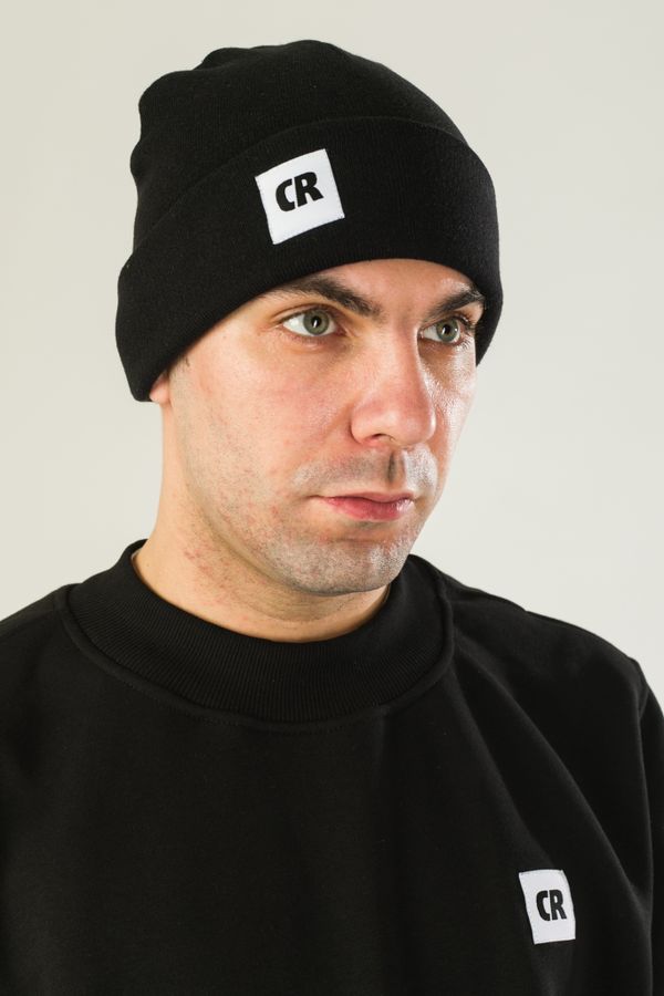 Шапка Двуслойная Fat Beanie Черная - фото 5