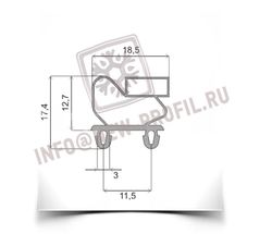 Уплотнительный профиль_011 (тип ПР) для холодильного оборудования.