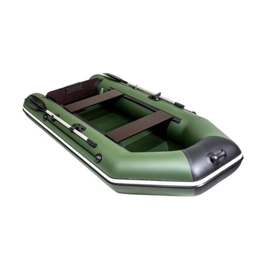 Лодка ПВХ АКВА 2600 зелено-черная