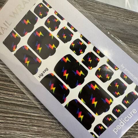 ПЛЕНКИ NAIL WRAPS ZIG-ZAG (PED)