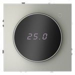 Терморегулятор электронный VOLTUM S70 с индикацией и датчиком, для теплого пола, (сталь)