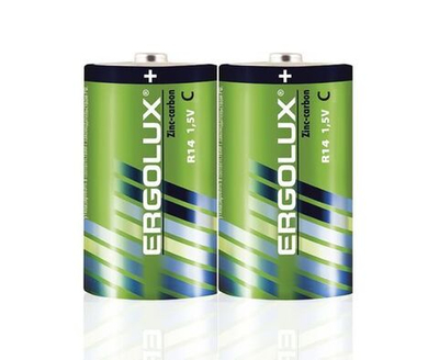 Элемент питания Ergolux R14/343 SR2