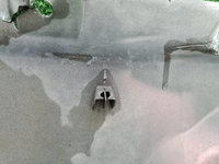 Накладка переднего бампера Hongqi E-HS9 (2020-нв)