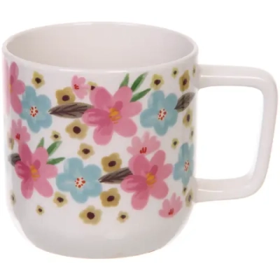 Кружка керамическая 390мл «Цветочный рай», микс рисунков