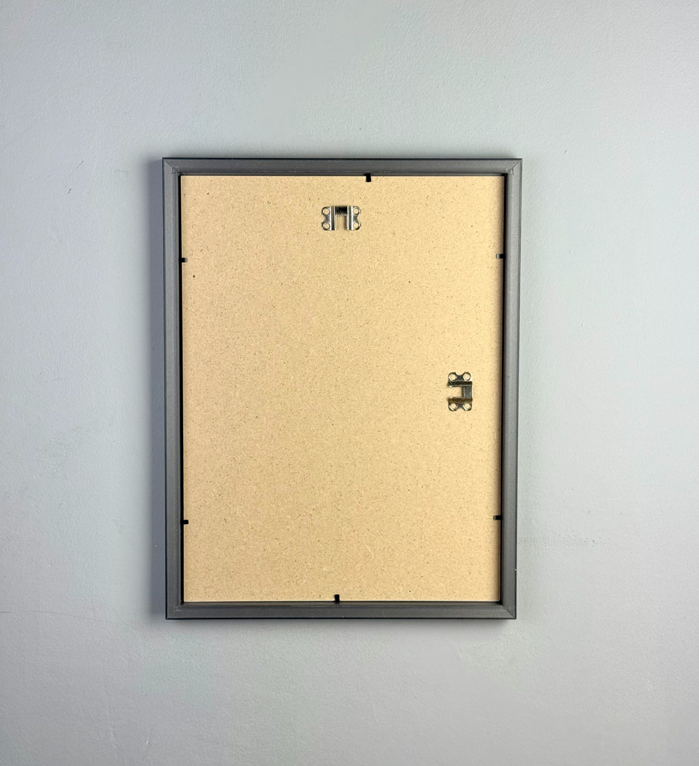 Фоторамка пластиковая 30х40 см, черная, фактура дерево, арт. 3040.628058