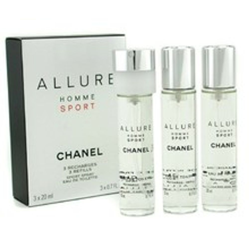 Chanel Allure Homme Sport EDT (3 x 20 mL) filling 60ml