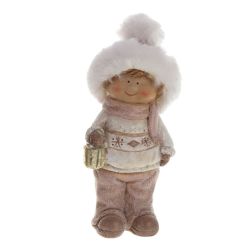 GAEM Фигурка декоративная "Мальчик/Девочка", L6 W4 H13 см, 2в.