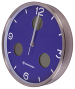 Часы настенные Bresser MyTime io NX Thermo/Hygro, 30 см, синие