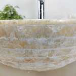 Раковина из оникса Bowl Yellow Marmo Small BO-60956 40*40*15