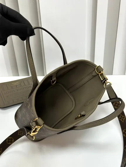 Сумка Louis Vuitton Neverfull Inside Out BB серый