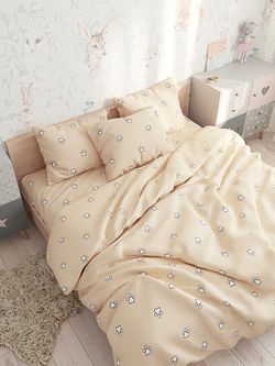 Простынь сатин Milky Garden "КОТИКИ (компаньон)" 200x215 см