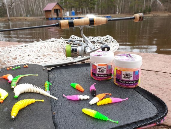 Слаги съедобные LJ Pro Series TRICK WORM 2,0in (5 см), цв. T90, 10 шт.