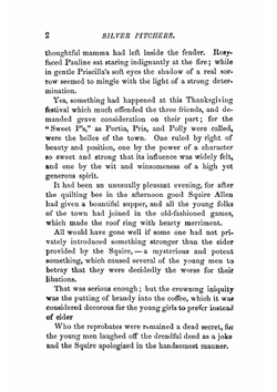 Silver pitchers. And, Independence: a centennial love story | Alcott Louisa May