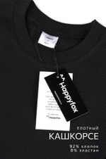 Женская футболка в рубчик Happyfox