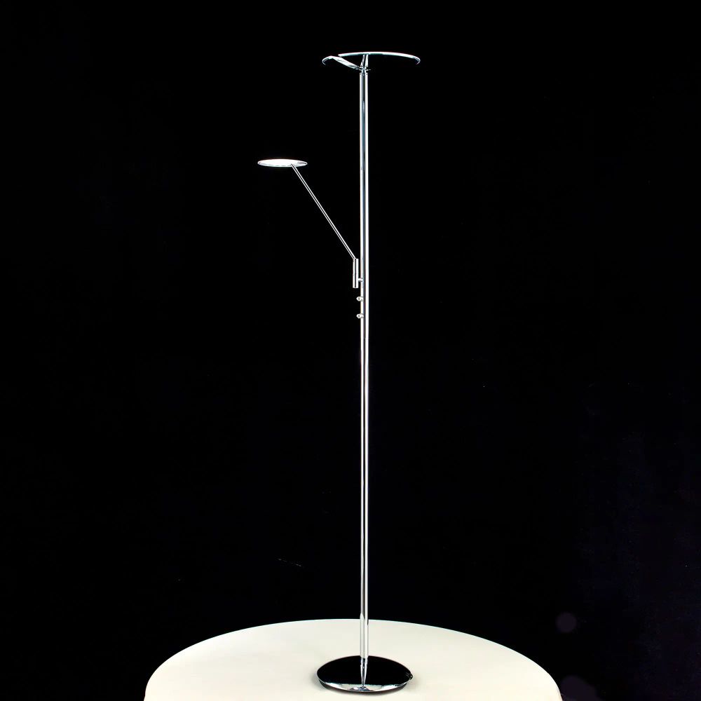 Citilux Дискус CL802001 Торшер светодиодный с диммером Хром