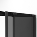 Душевое ограждение Niagara Nova NG-2829-34BLACK (90х90х195) квадрат,черный матовый,двери раздвижные,стекло тонированное,1 место