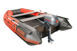 YACHTMAN-360 НДНД красный-черный + KAMISU T 5 BMS (комплект лодка + мотор)