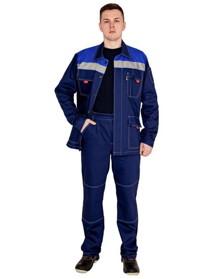 Костюм "Строитель СОП" брюки (синий/василек)
