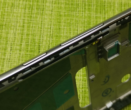 Tecno Camon 30S Pro (CLA6) - рамка дисплея (корпус) + шлейф кнопок + кнопки + фиксатор (ORIG-SP)