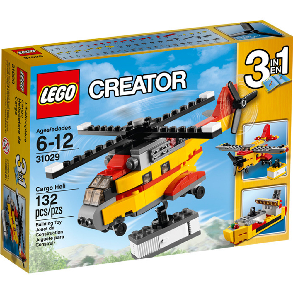 LEGO Creator: Грузовой вертолет 31029 — Cargo Heli — Лего Креатор Создатель