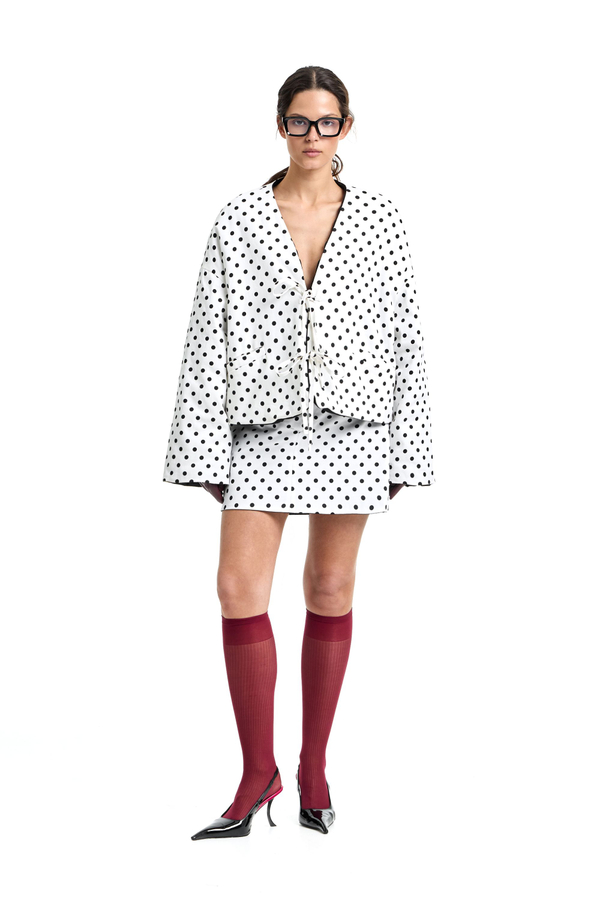 Куртка двустронняя TULUP white/black