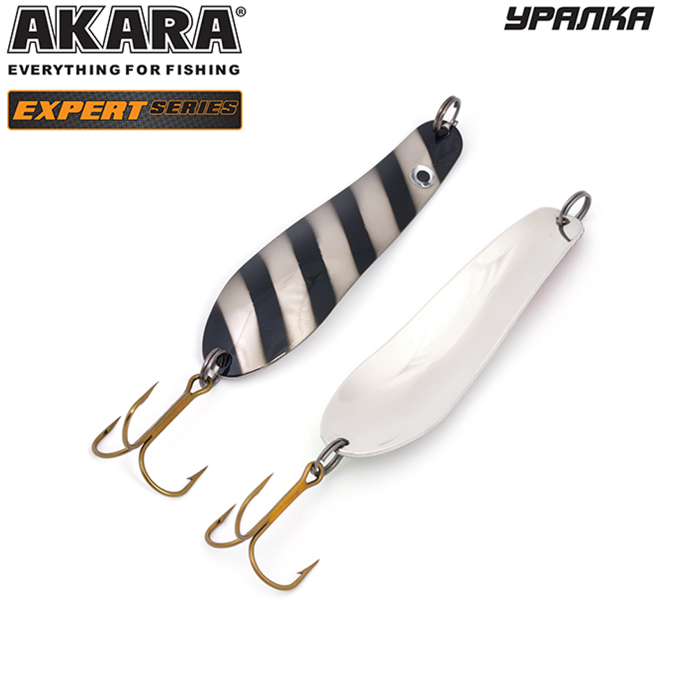 Блесна колебалка Akara Expert Уралка 85 мм 19 гр. 14/SIL
