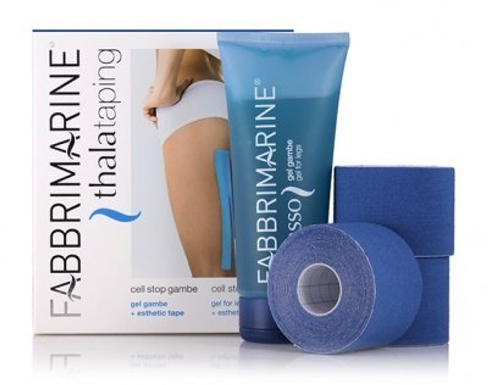 FABBRIMARINE Набор для тела Kit Gambe (гель д/ног Gel For Legs 200мл + талатейпы Taping)