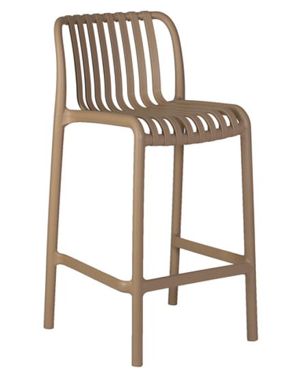 Стул полубарный DOBRIN CHLOE, бежевый