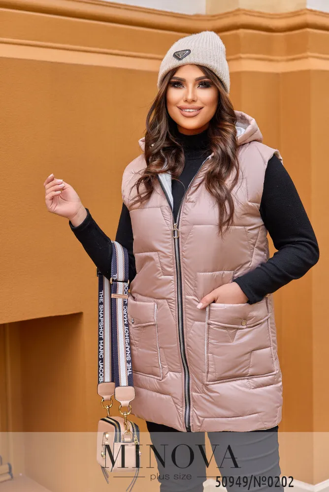 Жилет 0202-мокко Minova