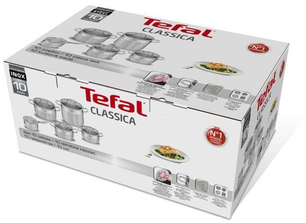 Набор посуды Tefal Classica 16/18/20/22/24 см E495SA55
