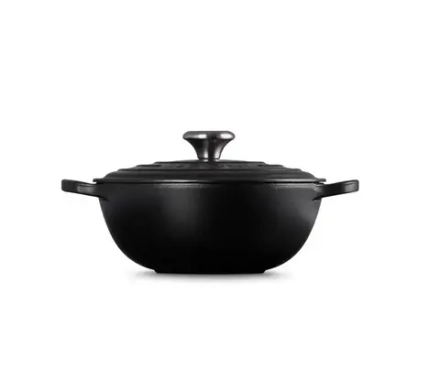 Le Creuset Чугунный кастрюля Marmite 24 см 3,1 л черный