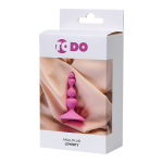 Розовая силиконовая анальная пробка 8см ToyFa ToDo Loverty 357002