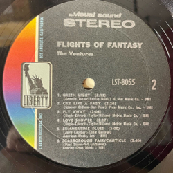 Винтажная виниловая пластинка LP The Ventures Flights Of Fantasy (USA 1968)