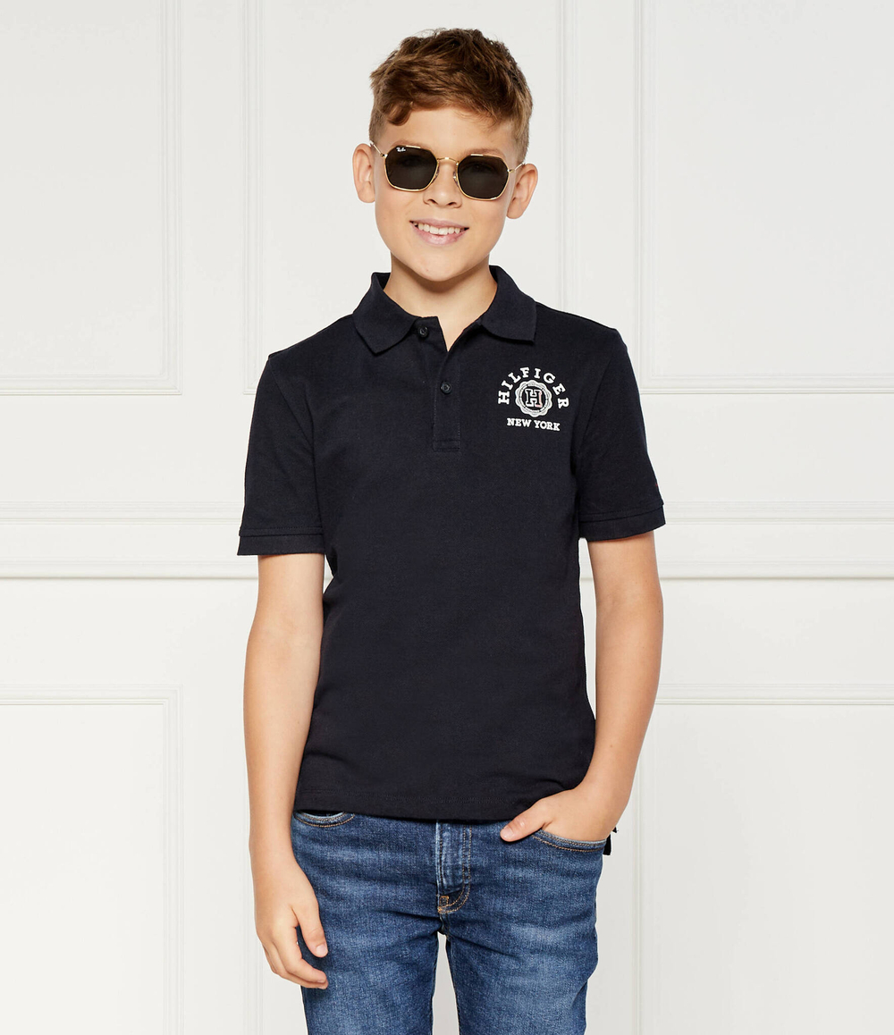 Поло Tommy Hilfiger - темно-синий(KB0KB08801)
