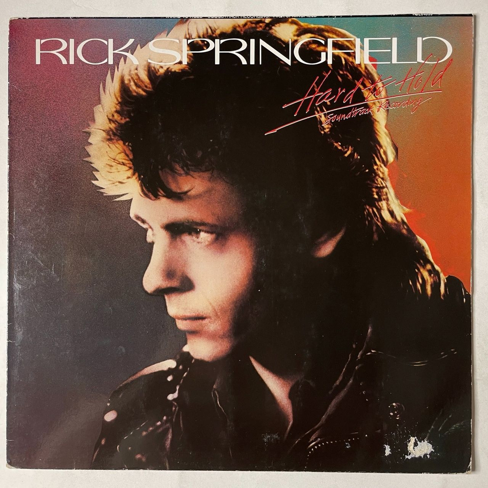Винтажная виниловая пластинка LP Rick Springfield Hard To Hold Soundtrack Recording (Germany 1984)