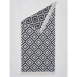 Коврик из хлопка KILIM GOLD 80серый-черный, Турция 57634