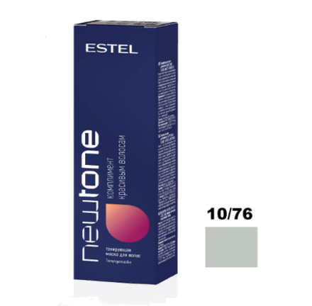Estel Маска для волос Newtone, тонирующая, тон №10/76, Светлый блондин коричнево-фиолетовый, 60 мл