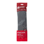 Хомут P6.6 стандартный (ч), 7.6x300 (100шт) FlexLock EKF