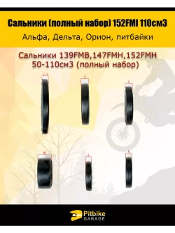Набор сальников (полный) для 139FMB,147FMH,152FMH 50-110см3