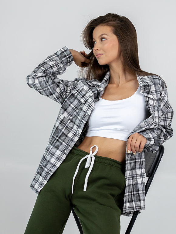 С-335-2 Рубашка в клетку ВАРЁНКА