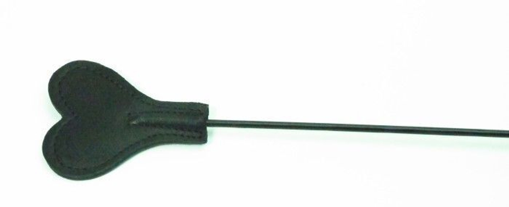 Чёрный стек с шлепком в виде сердца - 61 см. (Цвет: черный)