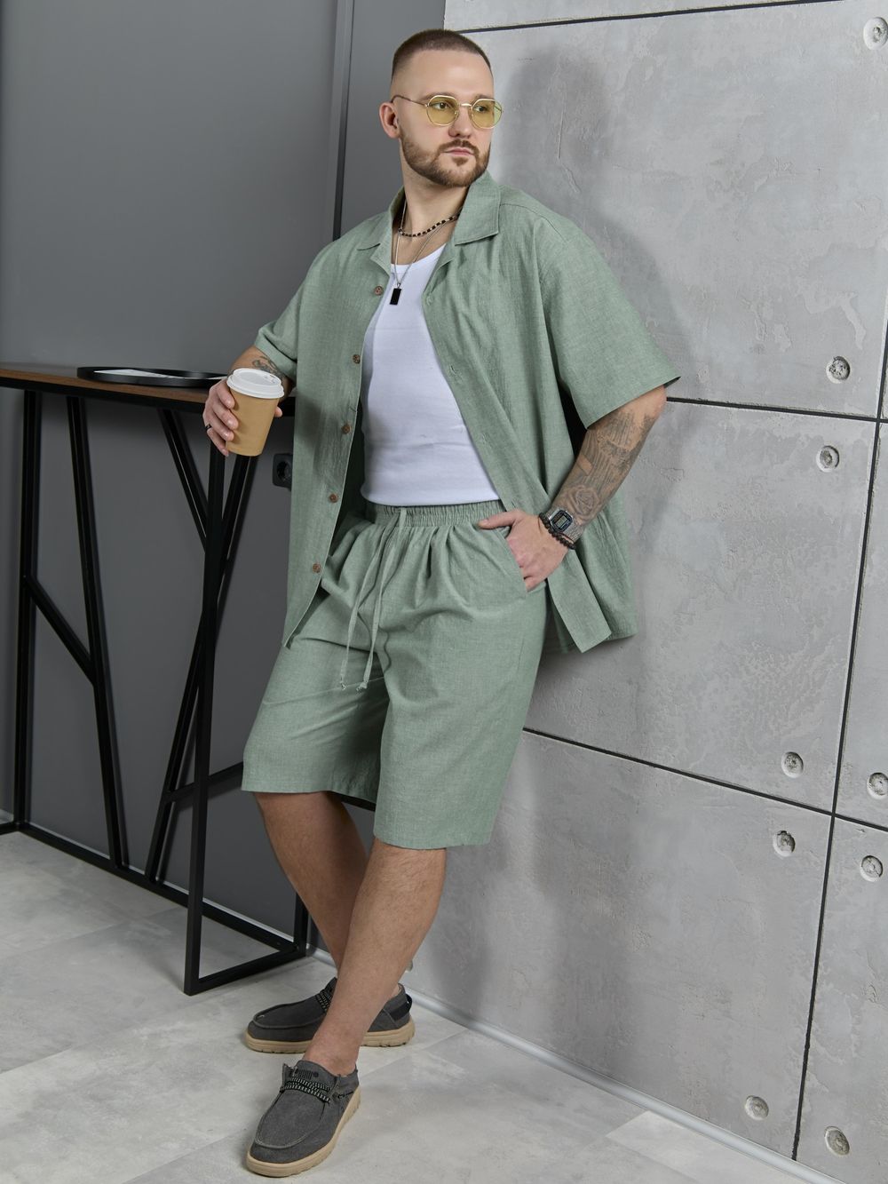 Костюм мужской Аристократ-2 Виотекс ХВОЙНЫЙ МЕЛАНЖ