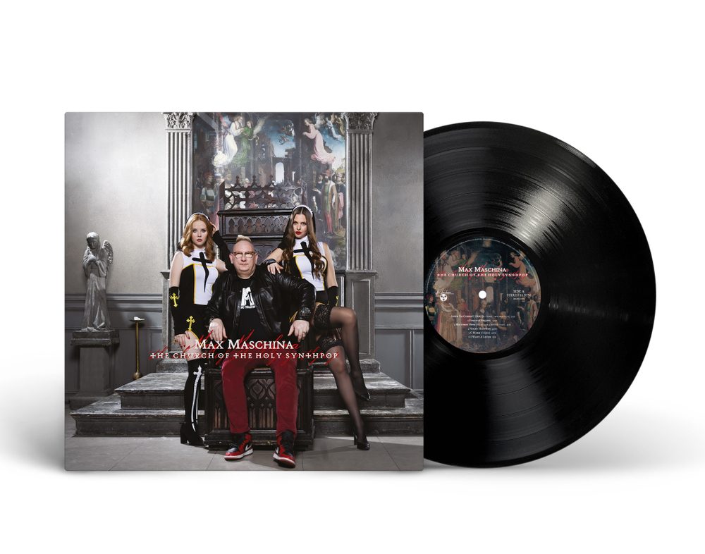 LP: Max Maschina — «The Church Of The Holy Synthpop» (2025) [Black Vinyl]