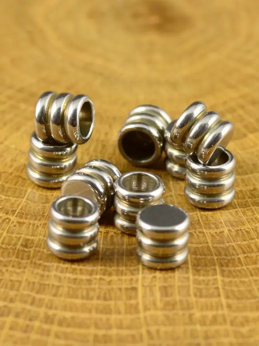 Бусина-концевик из нержавеющей стали