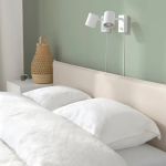 Двуспальная кровать - IKEA KLEPPSTAD, 140х200 см, белый КЛЕППСТАД ИКЕА
