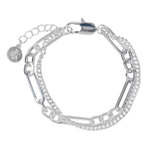 Браслет Fiore Luna Double Сarabiner CL6096 S