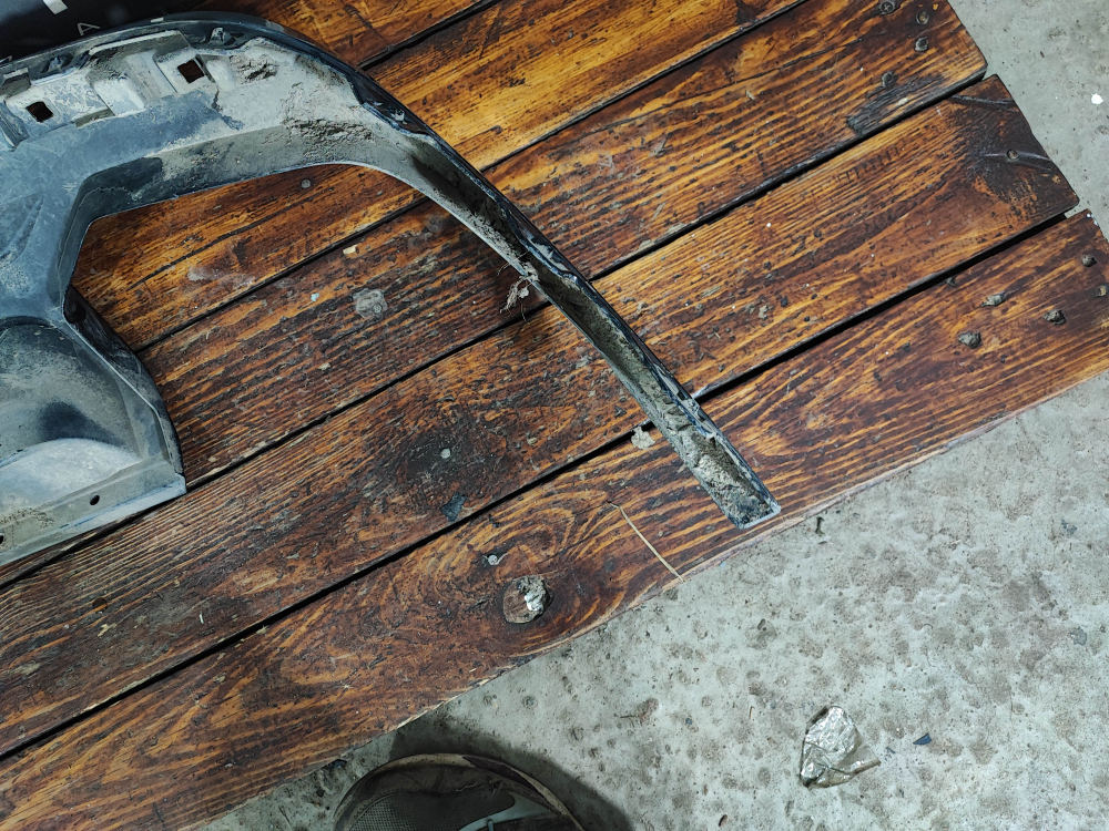 Юбка заднего бампера Volkswagen Touareg 3 18-нв Б/У Оригинал 760807482J9B9