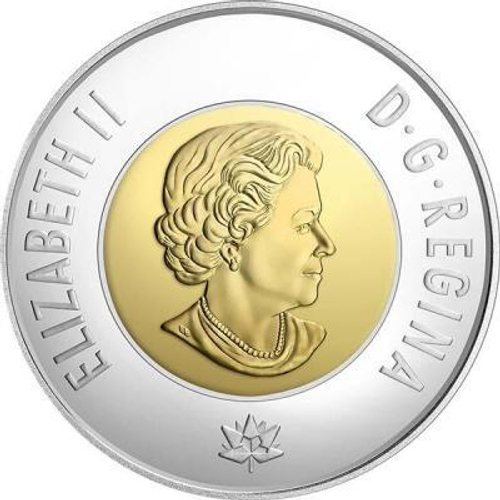 2 доллара 2017 год " Северное сияние" (в цвете)